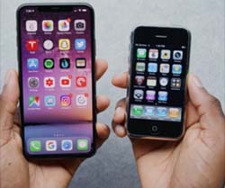 iphone 1 versus new iPhone AAPL stock